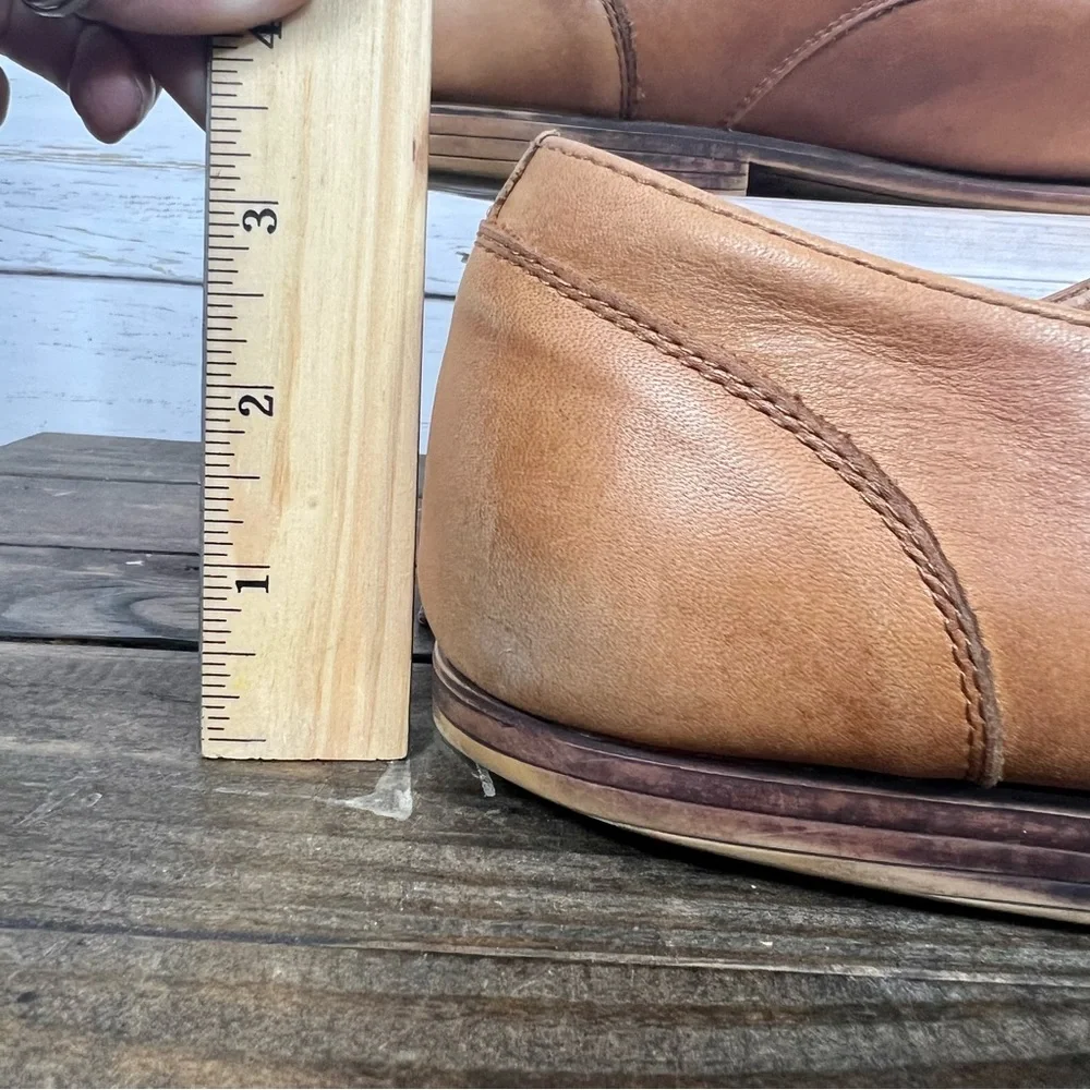 Aldo Men’s Tan Leather Derby Shoes